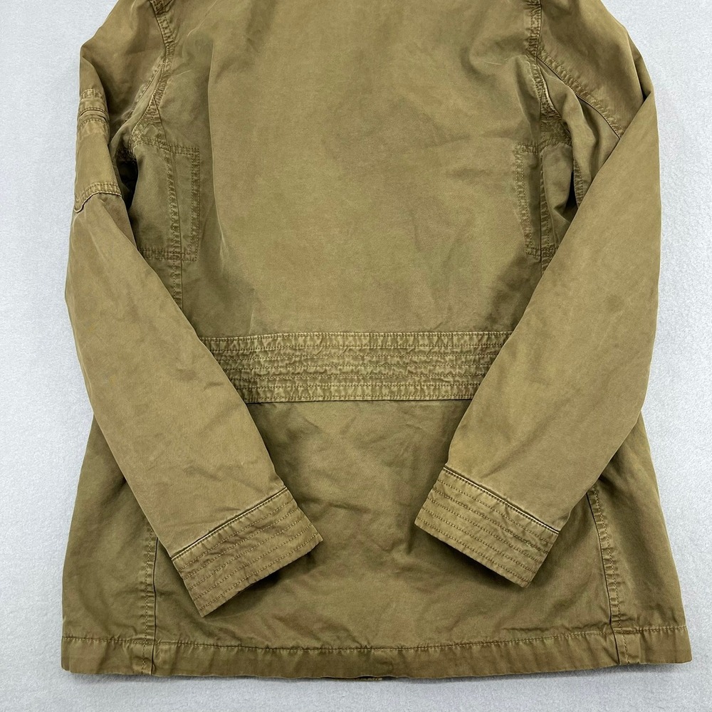 Lucky Brand Womens Small Olive Green Military Field Utility Jacket‎ Cotton - Picture 13 of 15